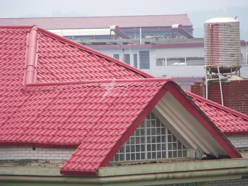 新型屋面建材合成樹脂瓦，傳統(tǒng)建筑用瓦的傳承替代建筑材料